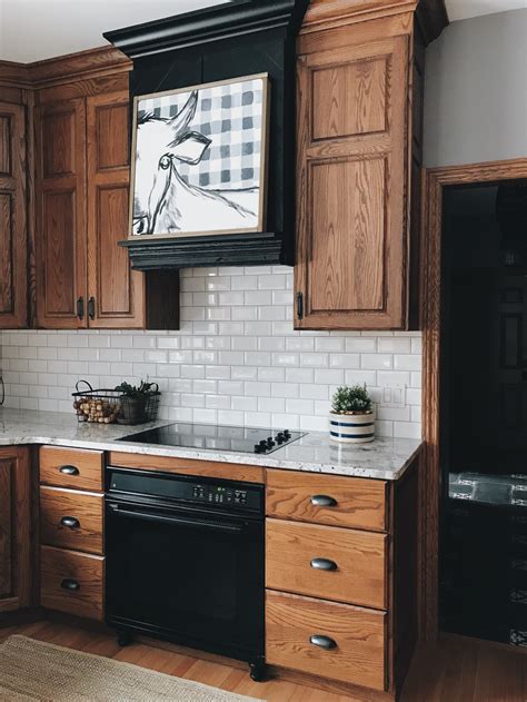 update oak kitchen cabinets without painting